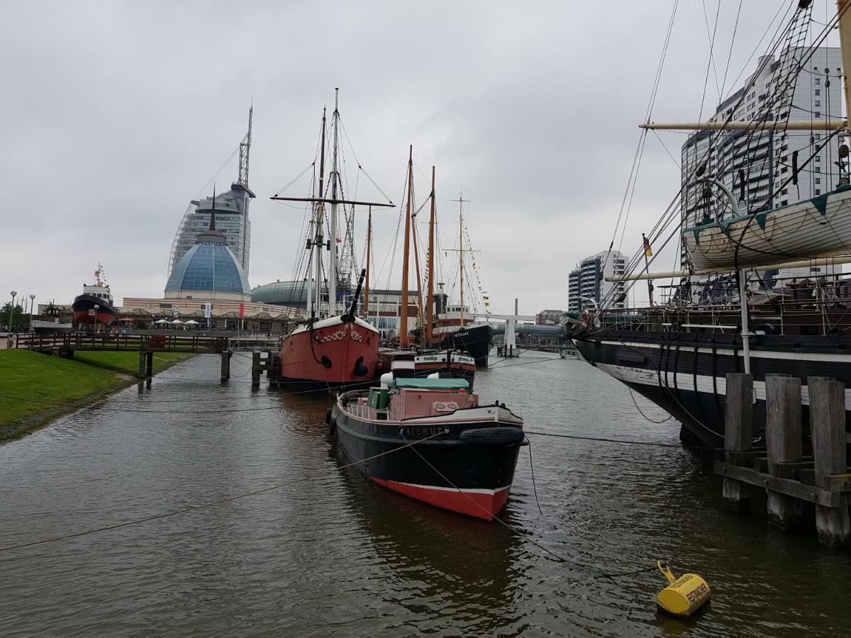 Ferienwohnung Koralle - Am Wasser Bremerhaven Dış mekan fotoğraf