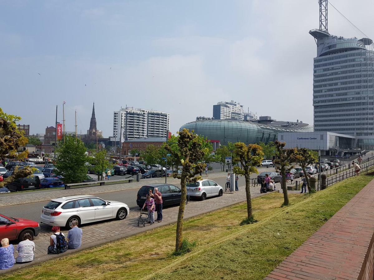Ferienwohnung Koralle - Am Wasser Bremerhaven Dış mekan fotoğraf