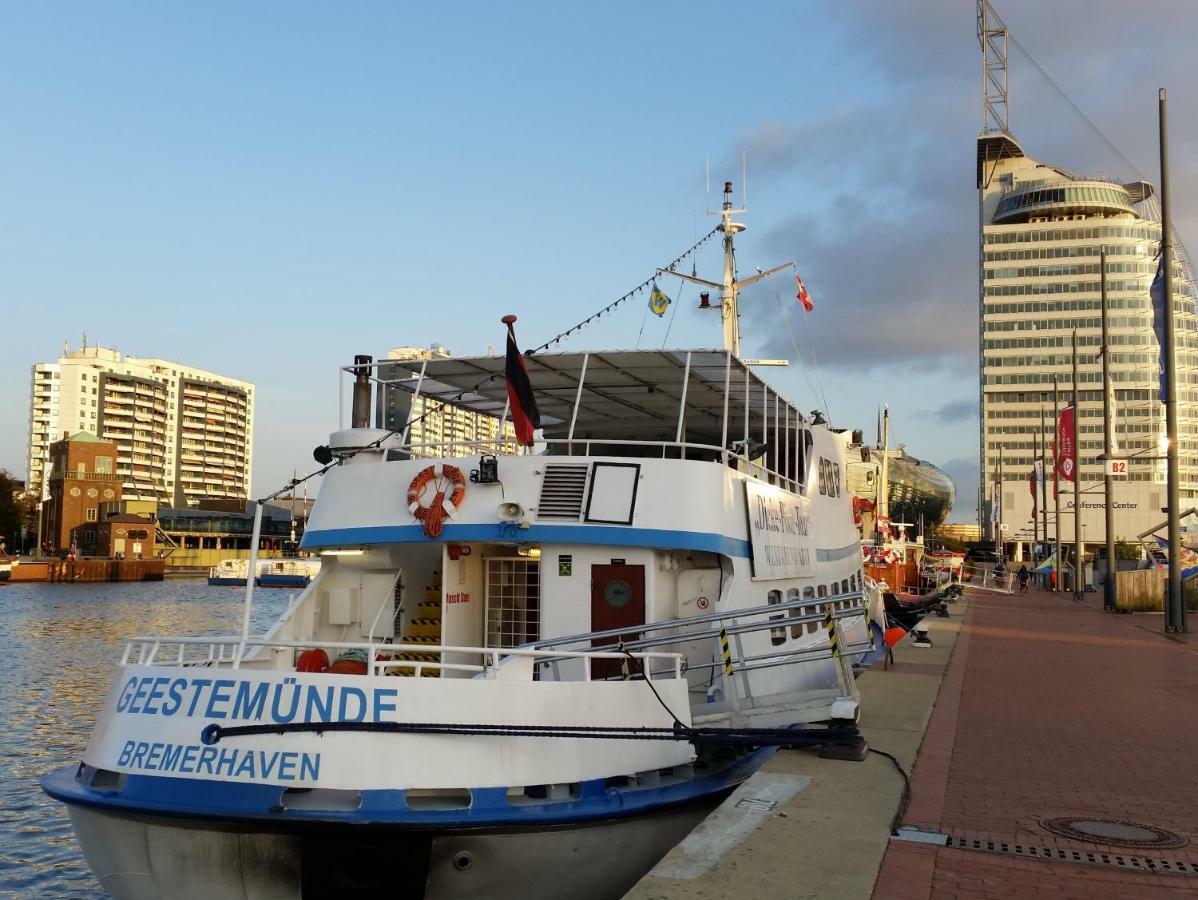 Ferienwohnung Koralle - Am Wasser Bremerhaven Dış mekan fotoğraf