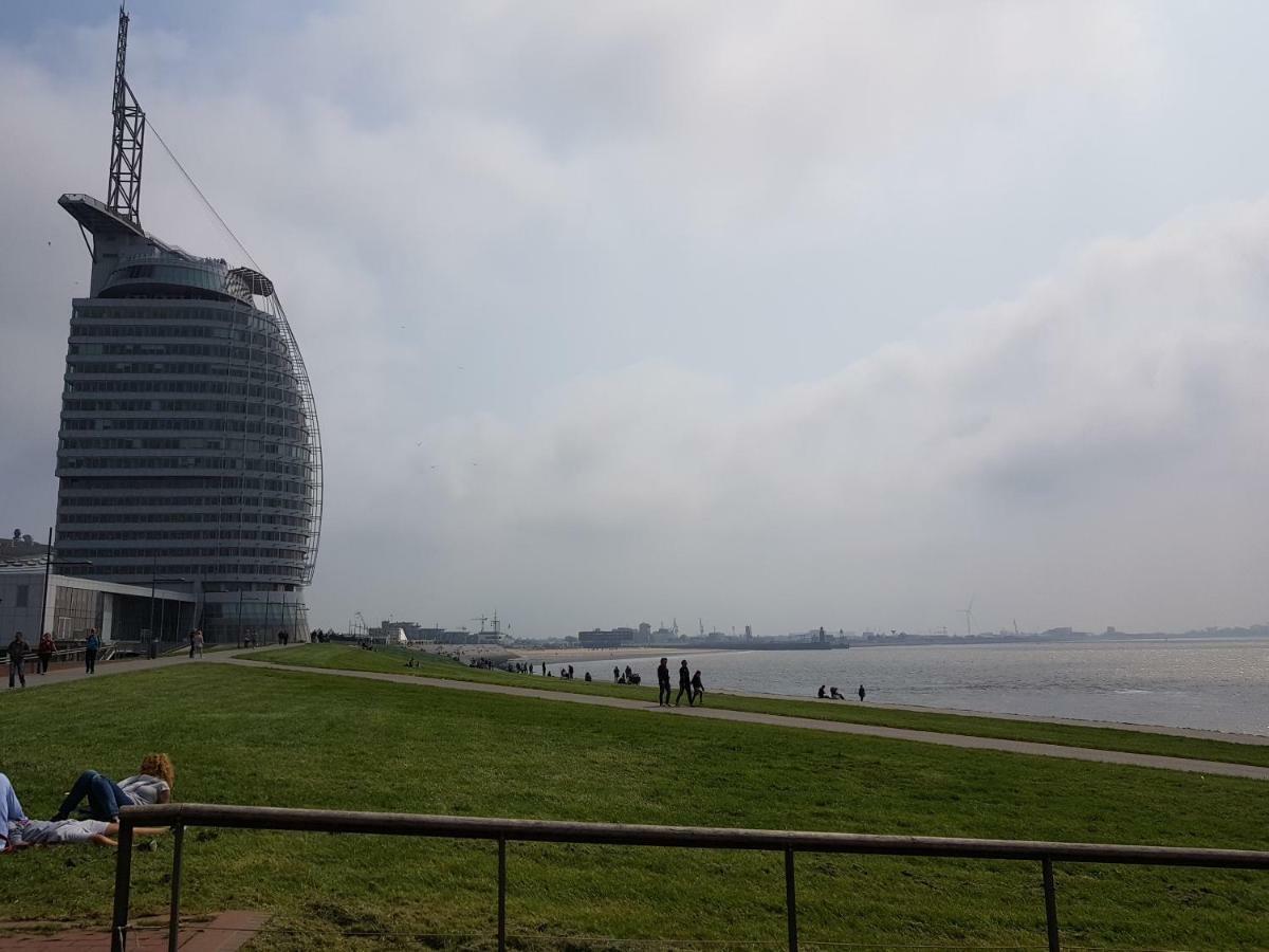 Ferienwohnung Koralle - Am Wasser Bremerhaven Dış mekan fotoğraf