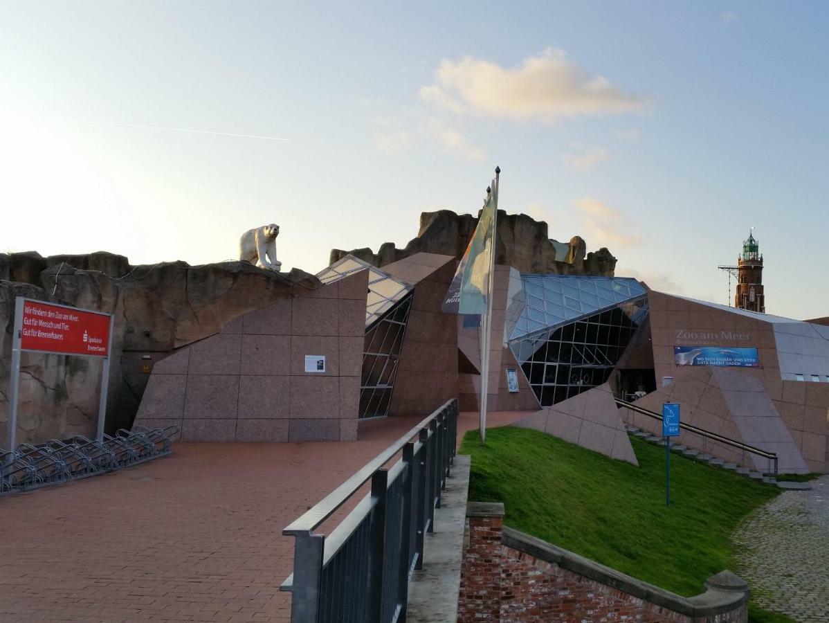 Ferienwohnung Koralle - Am Wasser Bremerhaven Dış mekan fotoğraf